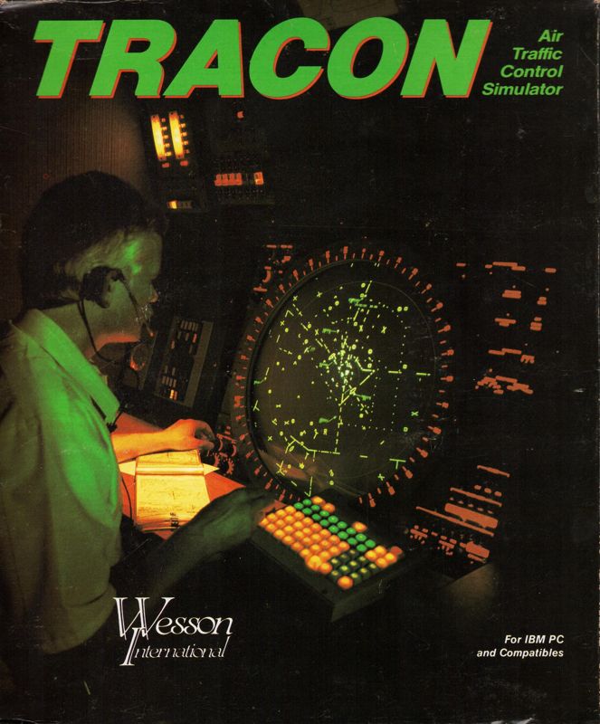 Front Cover for Tracon: Air Traffic Control Simulator (DOS)