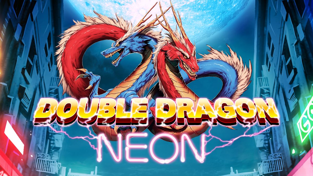 Front Cover for Double Dragon Neon (Nintendo Switch) (download release)