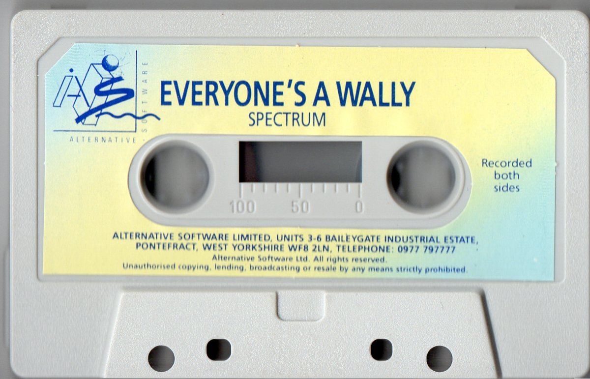 Media for Everyone's A Wally (The Life of Wally) (ZX Spectrum) (Alternative Software budget reissue)