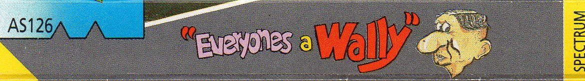 Spine/Sides for Everyone's A Wally (The Life of Wally) (ZX Spectrum) (Alternative Software budget reissue)