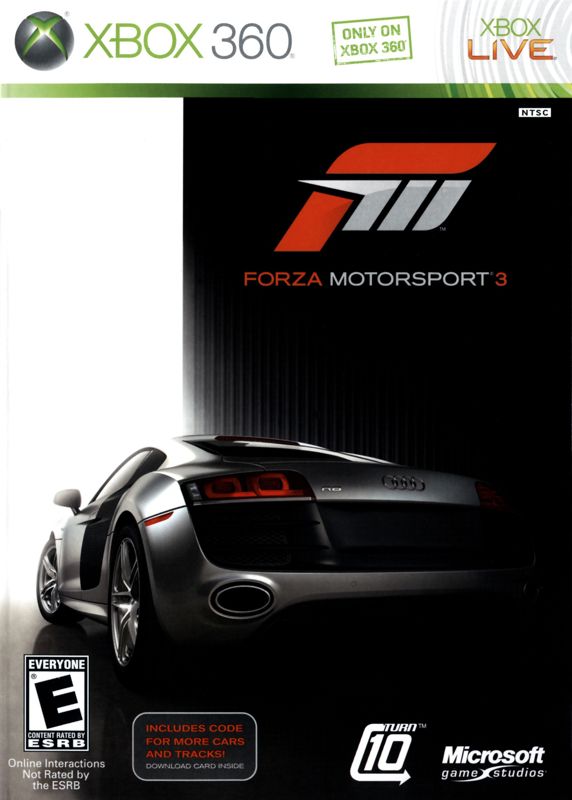 Front Cover for Forza Motorsport 3 (Xbox 360)