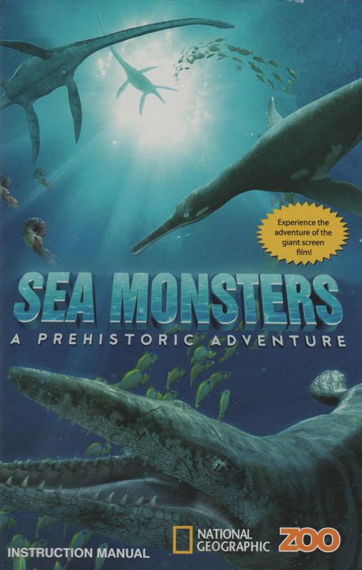 Sea Monsters: A Prehistoric Adventure cover or packaging material ...