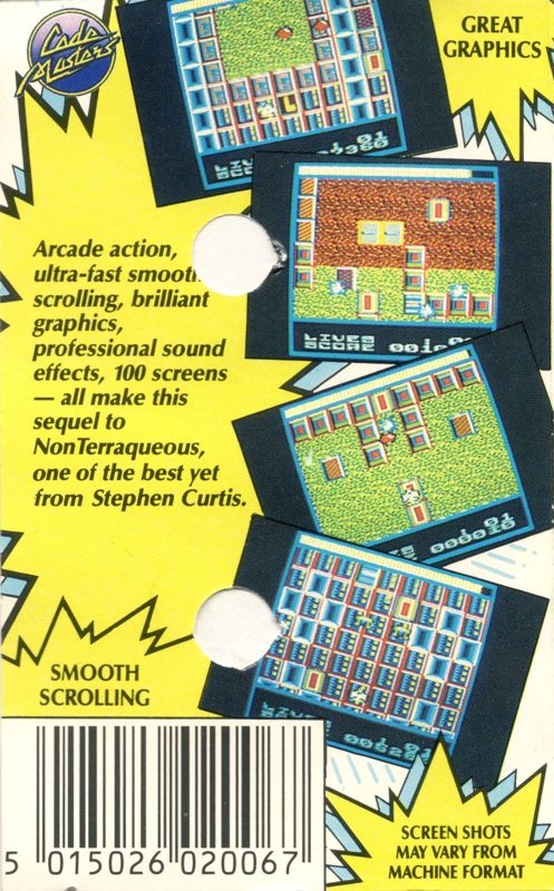 Back Cover for Terra Cognita (ZX Spectrum)