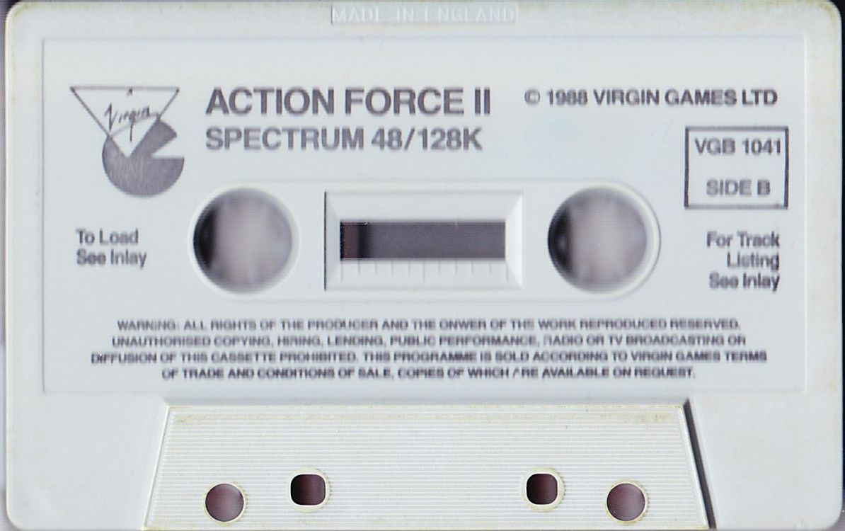 Media for Action Force II: International Heroes (ZX Spectrum)