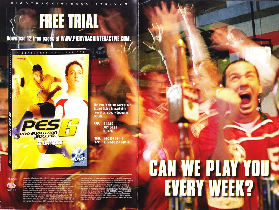 Advertisement for Winning Eleven: Pro Evolution Soccer 2007 (Windows) (Konami Classics release): Pamphlet