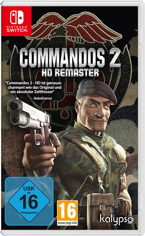 Front Cover for Commandos 2: HD Remaster (Nintendo Switch) (download release)