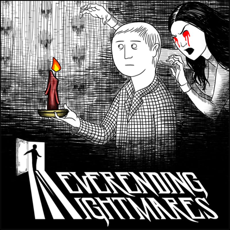 Front Cover for Neverending Nightmares (Nintendo Switch) (download release)