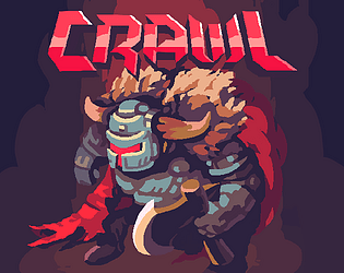 Front Cover for Crawl (Linux and Macintosh and Windows) (itch.io release)