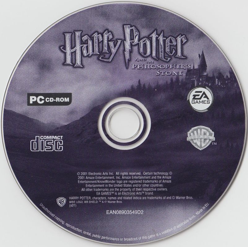 Media for Harry Potter and the Sorcerer's Stone (Windows)