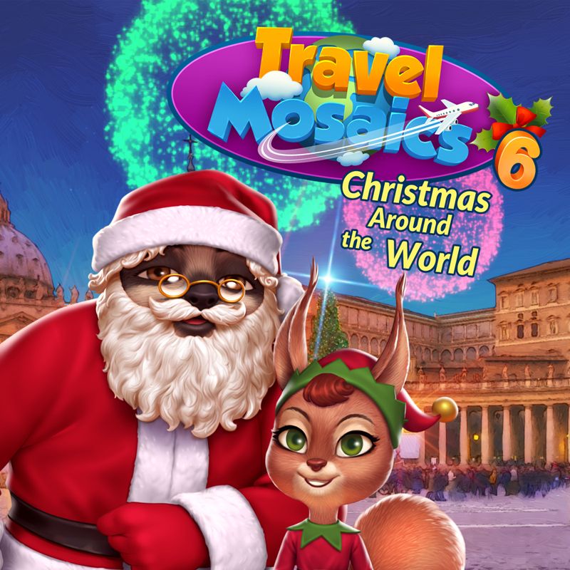 Front Cover for Travel Mosaics 6: Christmas Around the World (Nintendo Switch) (download release)
