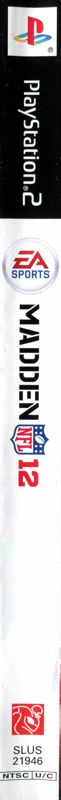 Spine/Sides for Madden NFL 12 (PlayStation 2)