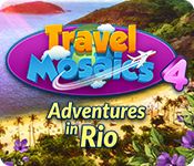 Front Cover for Travel Mosaics 4: Adventures In Rio (Macintosh and Windows) (Big Fish Games release)