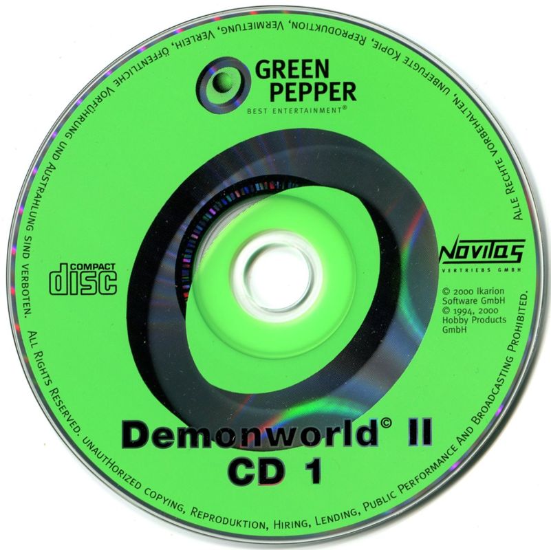 Media for Demonworld: Dark Armies (Windows) (Green Pepper release): Disc 1