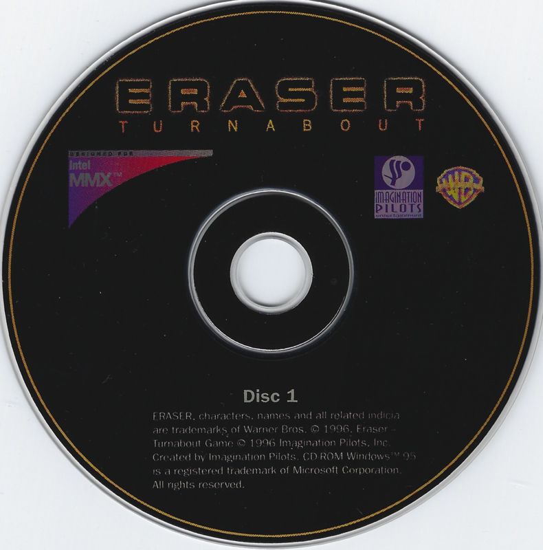 Media for Eraser: Turnabout (Windows): Disc 1/2