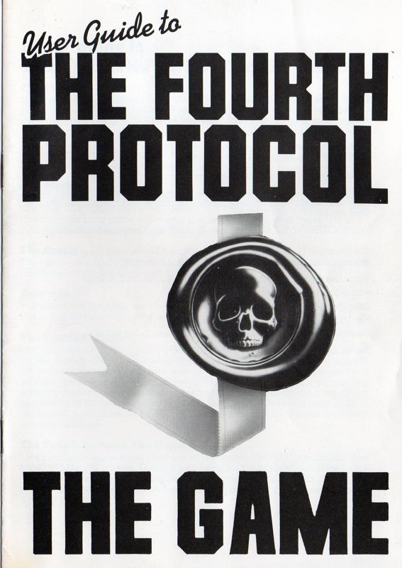 Manual for the Fourth Protocol (Commodore 64) (cassette version): Front