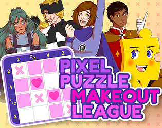 Front Cover for Pixel Puzzle Makeout League (Macintosh and Windows) (itch.io release)
