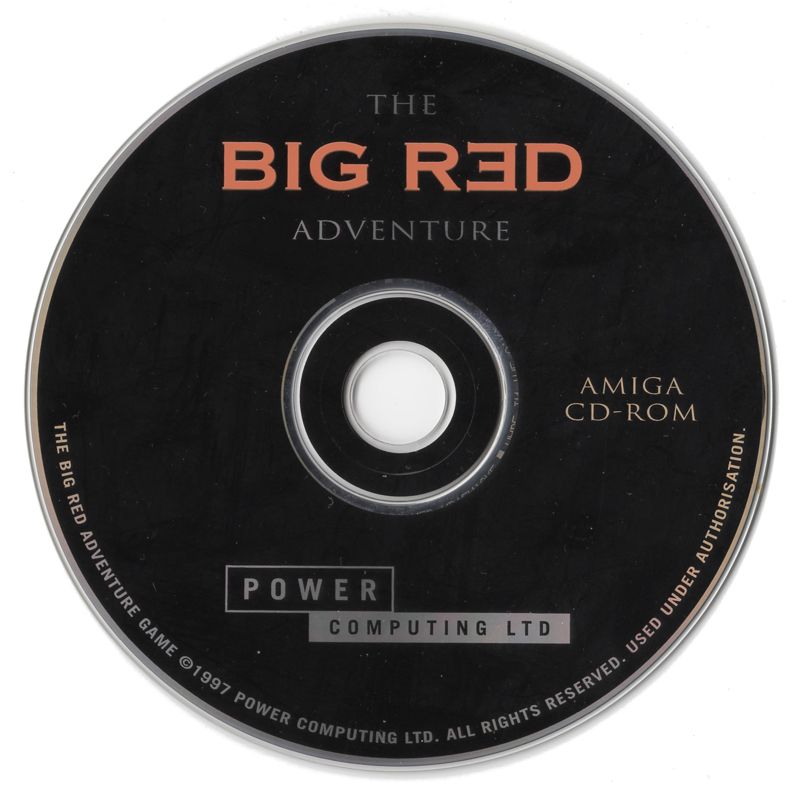 Media for The Big Red Adventure (Amiga) (Special keep case of the same height as jewel cases (approx. 4.7in))