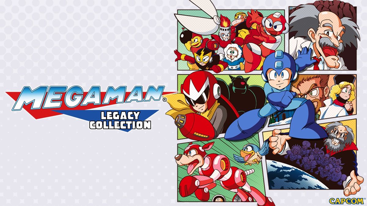 Front Cover for Mega Man: Legacy Collection (Nintendo Switch) (download release): 2nd version