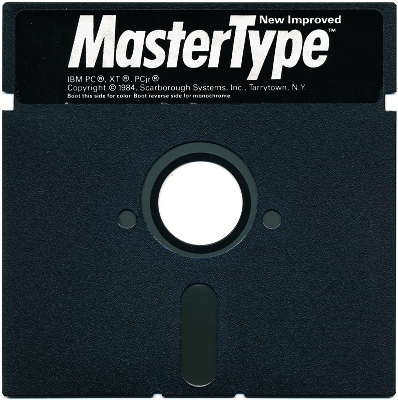 Media for MasterType (PC Booter) (5.25" Release (New Improved label version in 1984)): Main program