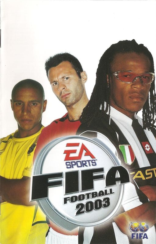 Manual for FIFA Soccer 2003 (PlayStation 2): Front