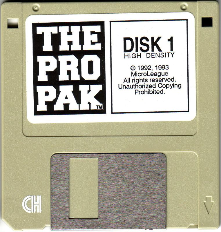 Media for The Pro Pak (DOS): Disk 1