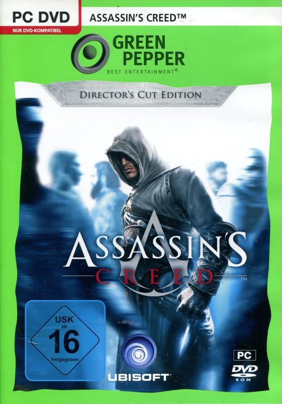 Front Cover for Assassin's Creed (Director's Cut Edition) (Windows) (Green Pepper release)