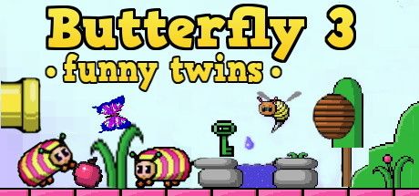 Front Cover for Butterfly 3: Funny Twins (Windows) (Steam release)