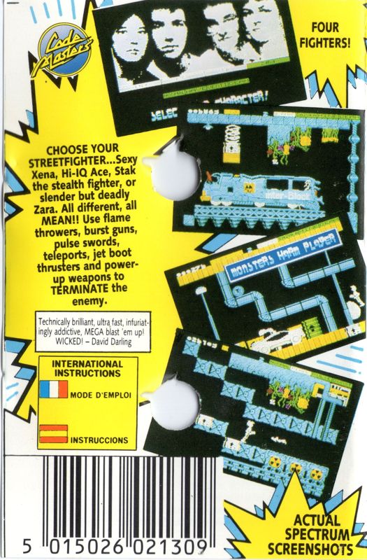 Back Cover for The Hit Squad (ZX Spectrum)