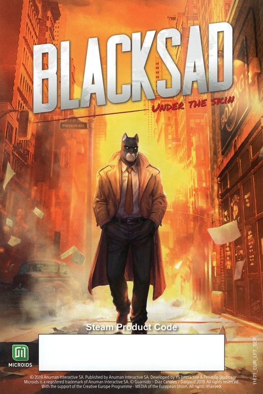 Other for Blacksad: Under the Skin (Limited Edition) (Windows): Game Code - Front