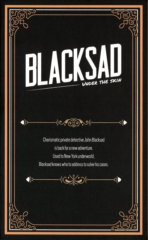 Extras for Blacksad: Under the Skin (Limited Edition) (Windows): Art Card - John Blacksad - Back