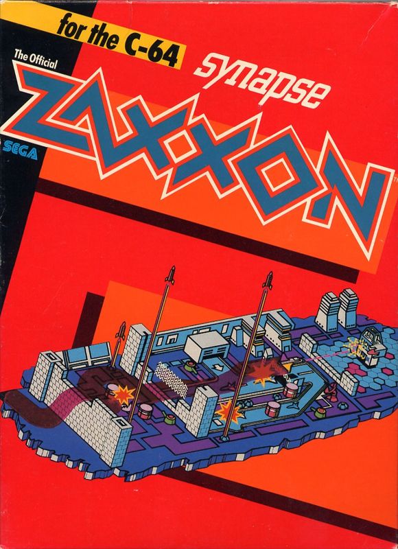 Front Cover for Zaxxon (Commodore 64)