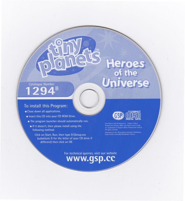 Media for Tiny Planets: Heroes of the Universe (Windows) (GSP release)