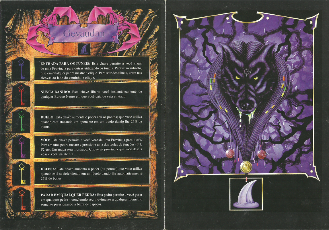 Reference Card for Atmosfear: The Third Dimension (Windows and Windows 3.x): Gevaudan - Front