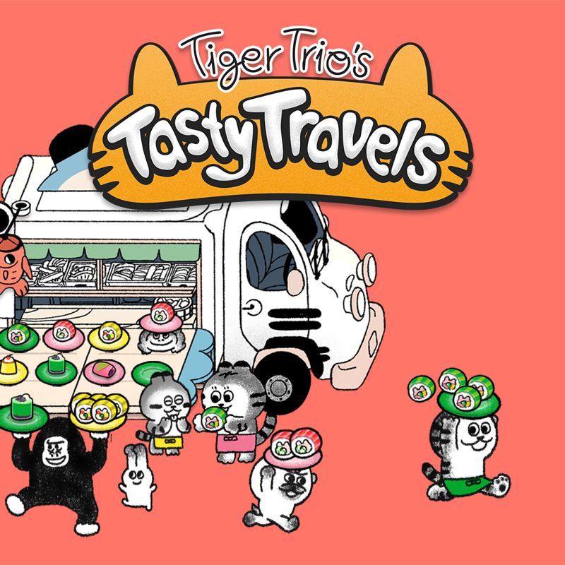 Front Cover for Tiger Trio's Tasty Travels (Nintendo Switch) (download release)