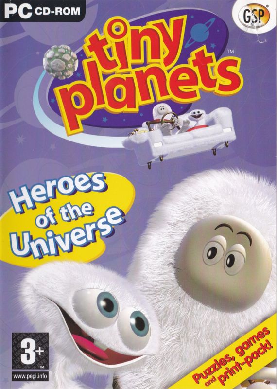 Front Cover for Tiny Planets: Heroes of the Universe (Windows) (GSP release)