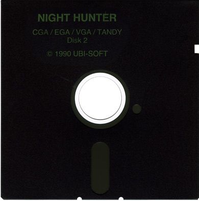 Media for Night Hunter (DOS) (5.25" Floppy Disk release): Disk 2