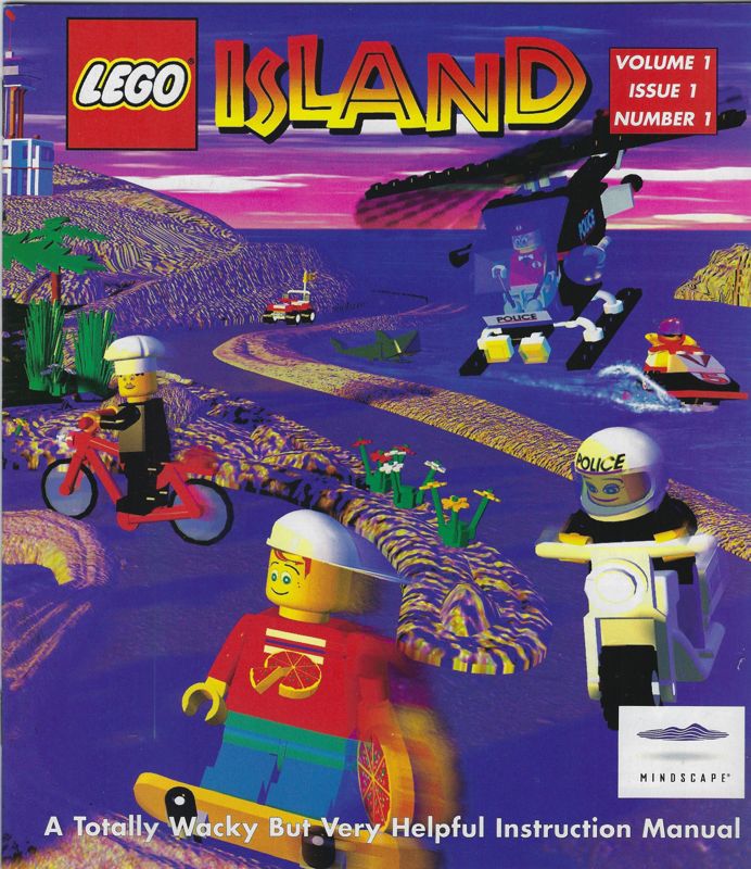 Manual for LEGO Island (Windows) (Re-release): Front