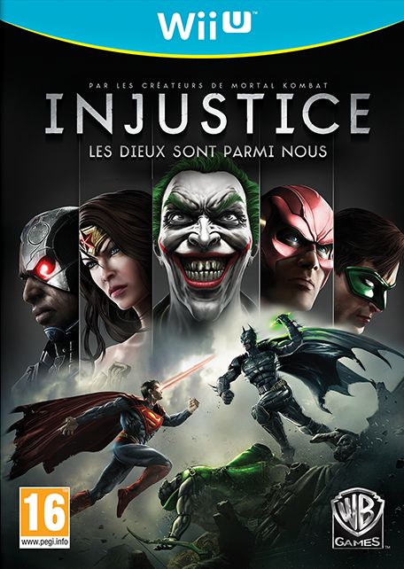 Front Cover for Injustice: Gods Among Us (Wii U) (download release)