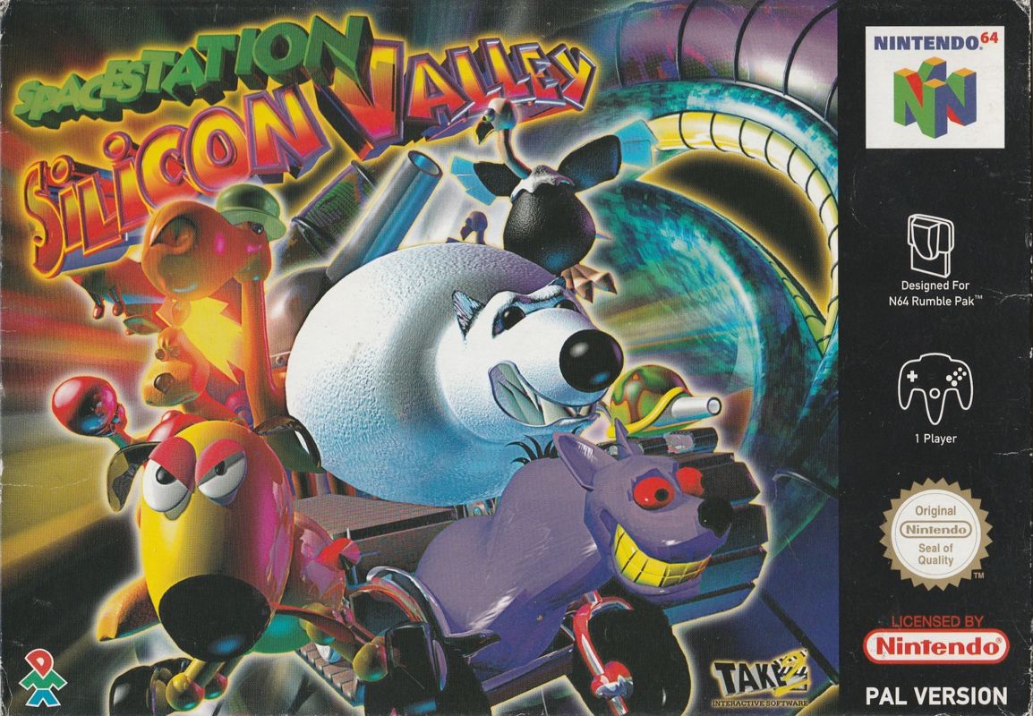 Front Cover for Space Station Silicon Valley (Nintendo 64)