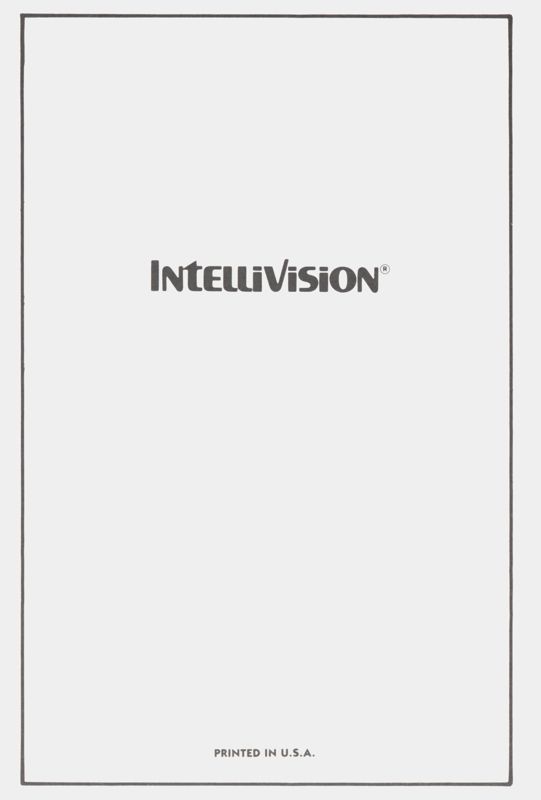 Manual for Vectron (Intellivision) (Second release): Back (Flip-book Style)