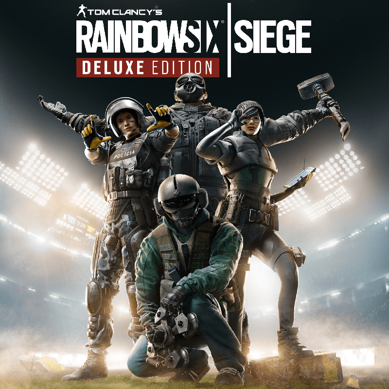 Front Cover for Tom Clancy's Rainbow Six: Siege - Deluxe Edition (PlayStation 4) (download release)
