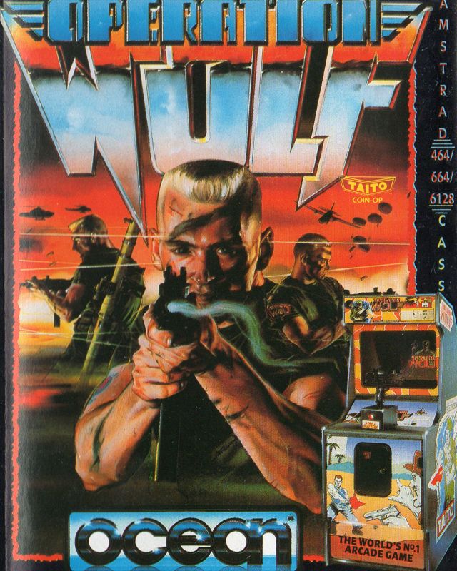 Front Cover for Operation Wolf (Amstrad CPC)