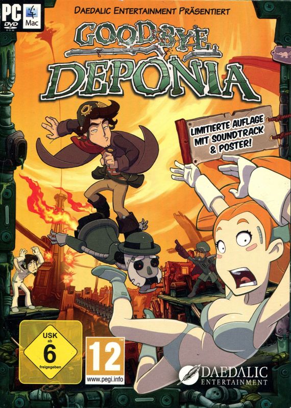 Front Cover for Goodbye Deponia (Limitierte Auflage) (Macintosh and Windows)