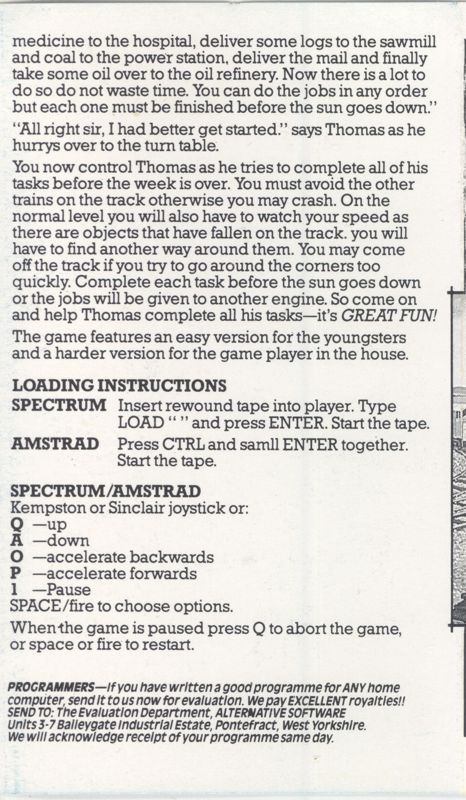 Thomas the Tank Engine & Friends cover or packaging material - MobyGames