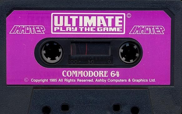 Media for Imhotep (Commodore 64): Program tape