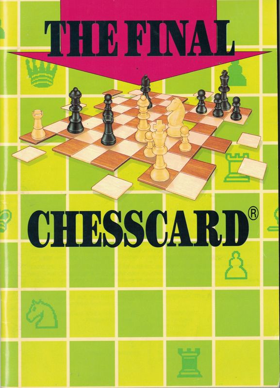 Manual for The Final Chesscard (DOS): Front