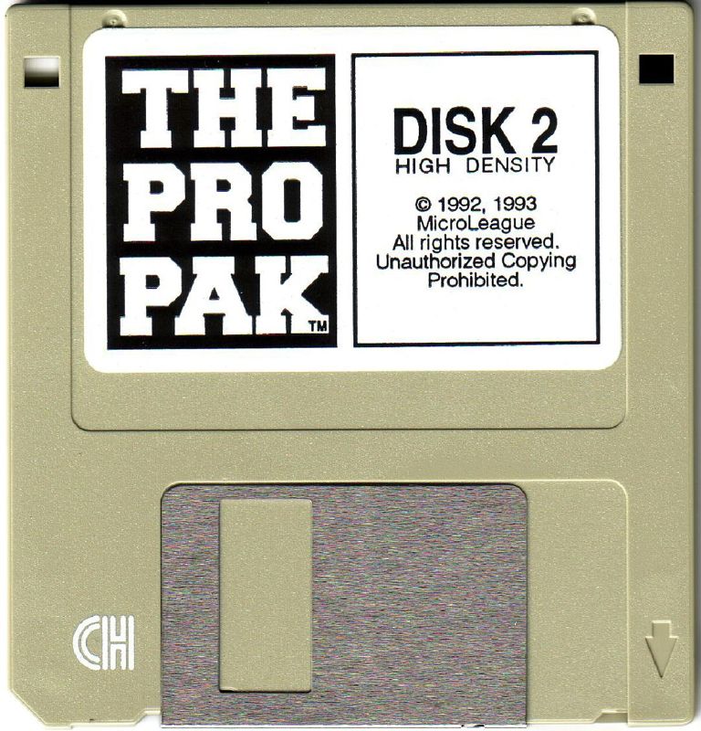 Media for The Pro Pak (DOS): Disk 2