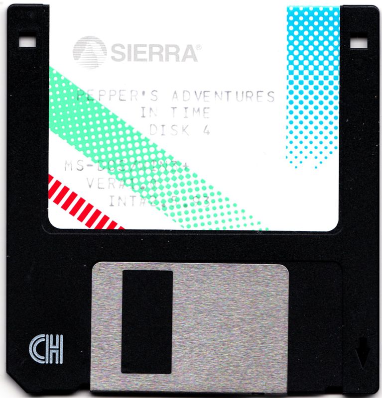 Media for Pepper's Adventures in Time (DOS and Windows 3.x) (Sierra Discovery Series): Disk 4