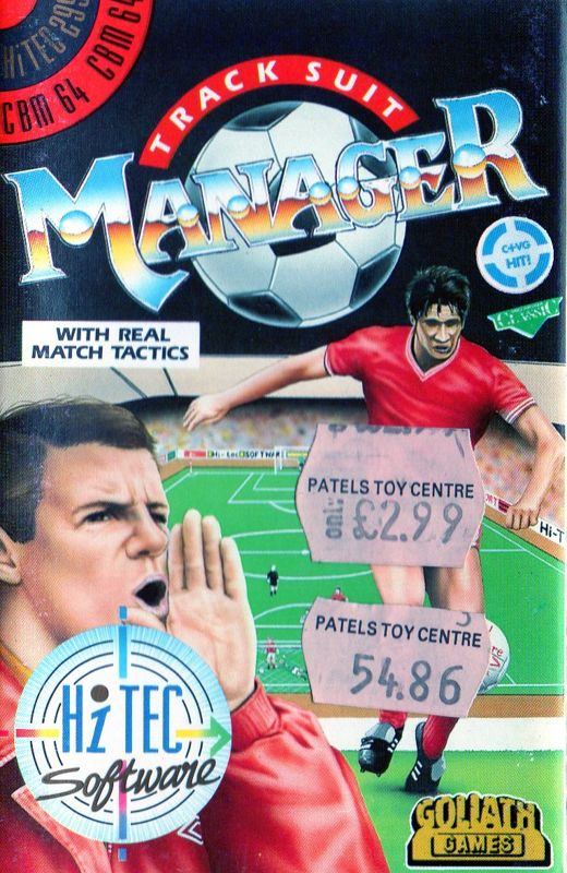 Front Cover for Tracksuit Manager (Commodore 64) (Hi Tec Software budget release)