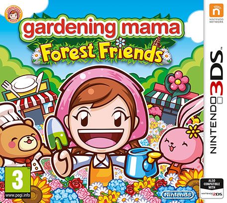 Front Cover for Gardening Mama 2: Forest Friends (Nintendo 3DS) (download release)